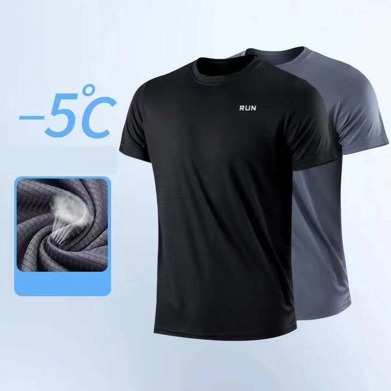 Herren Funktionsshirt – Kurzarm, Feuchtigkeitsableitend, Ideal für Training & Laufen